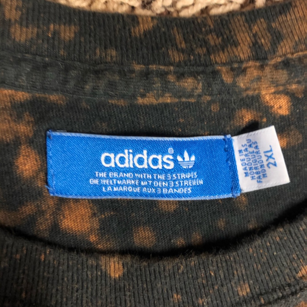 Bleached Adidas tee